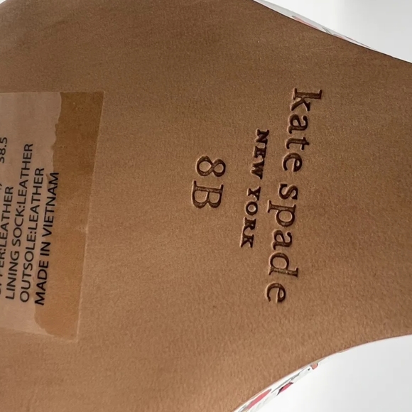 NWT Kate Spade New York Wedge Floral Ankle Strap Garden Heels Summer Sandals - Picture 11 of 15